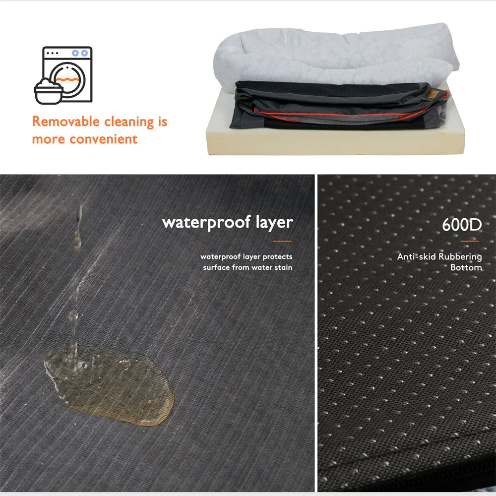 Premium Orthopedic Memory Foam Dog Bed