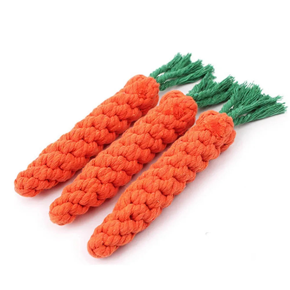 Carrot Rope Toy for Dogs