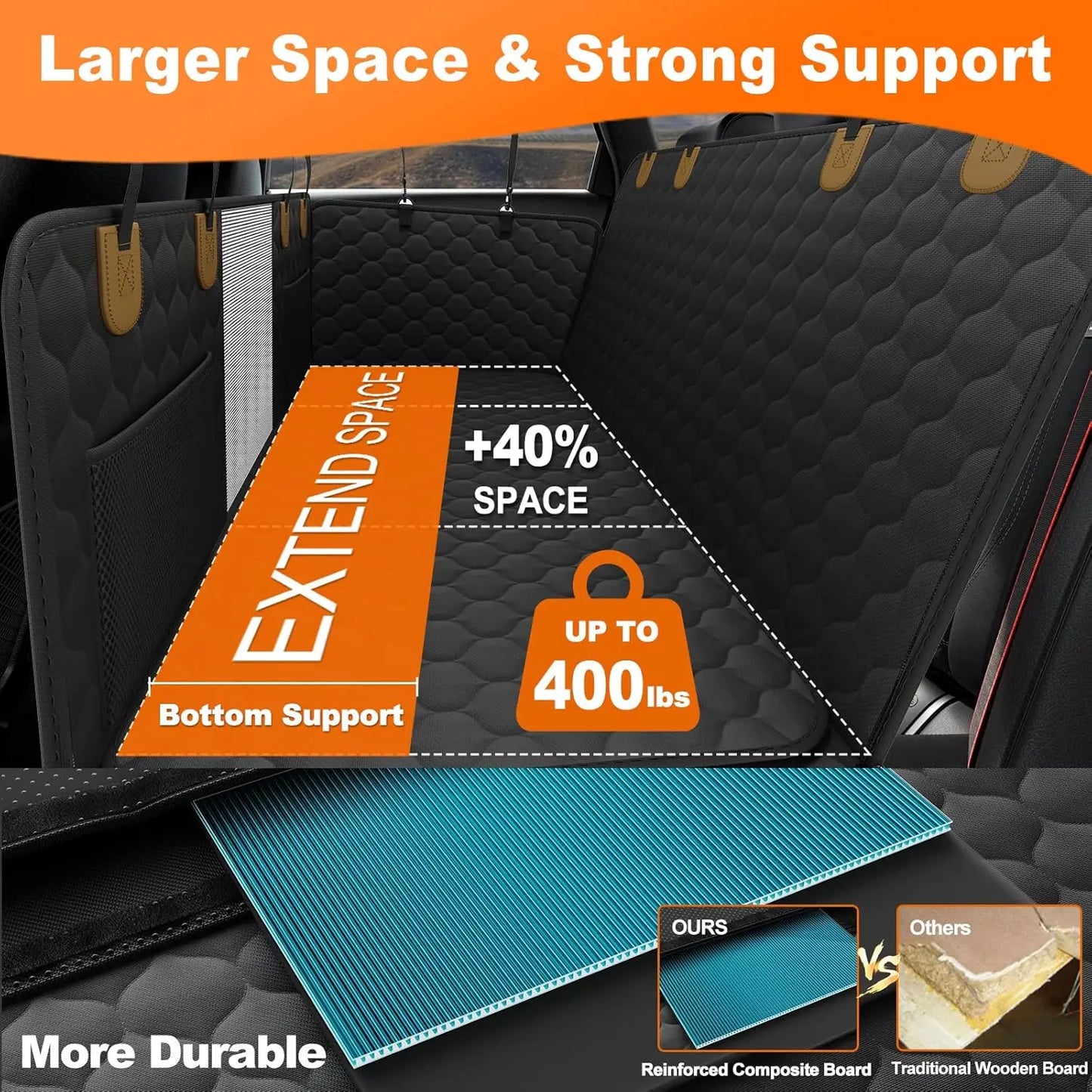 Rear Car Seat Mat for Pets
