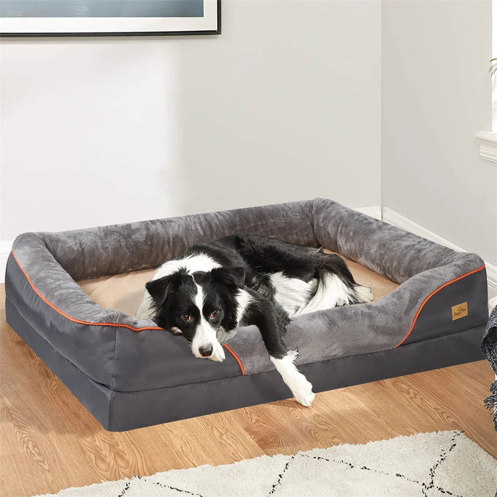 Premium Orthopedic Memory Foam Dog Bed