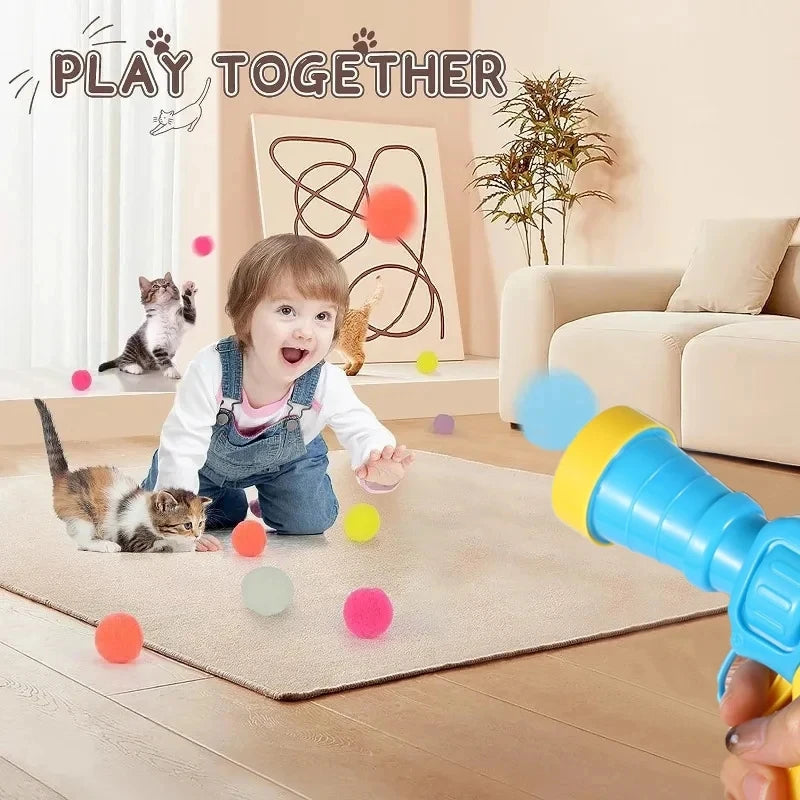 Interactive Launch Toy for Cats