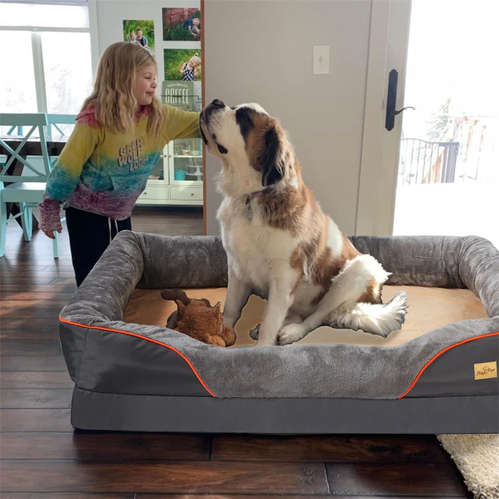 Premium Orthopedic Memory Foam Dog Bed