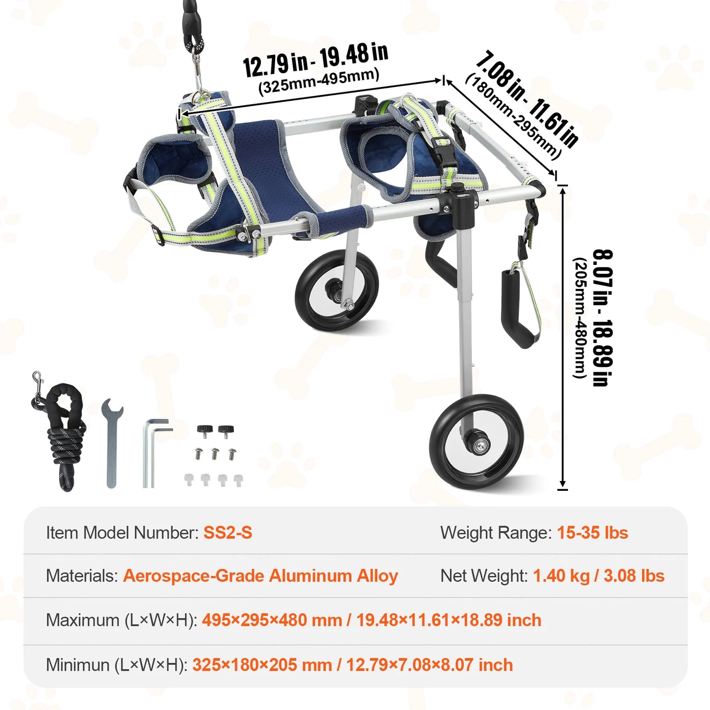 Wheel Dog Wheelchai