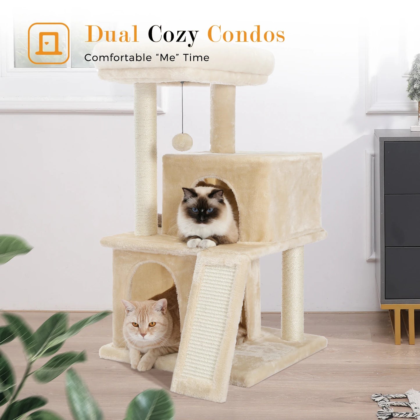 Feline Adventure Tower with Scratchers