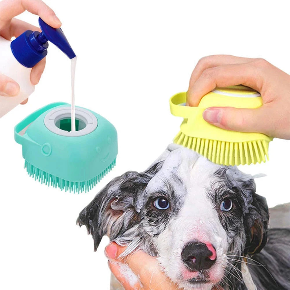 Massage Glove for Bathing Dogs and Cats