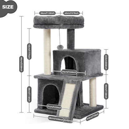 Feline Adventure Tower with Scratchers