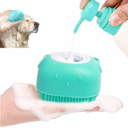 Massage Glove for Bathing Dogs and Cats