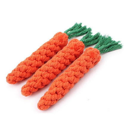 Carrot Rope Toy for Dogs