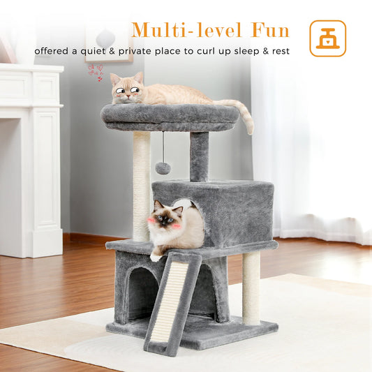 Feline Adventure Tower with Scratchers