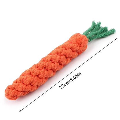 Carrot Rope Toy for Dogs