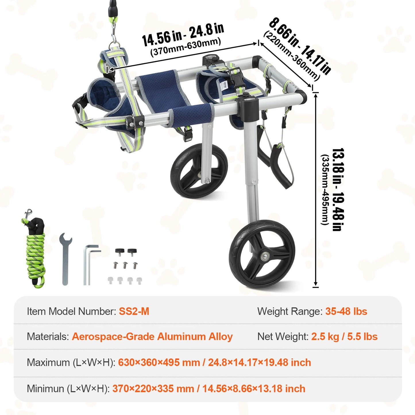 Wheel Dog Wheelchai