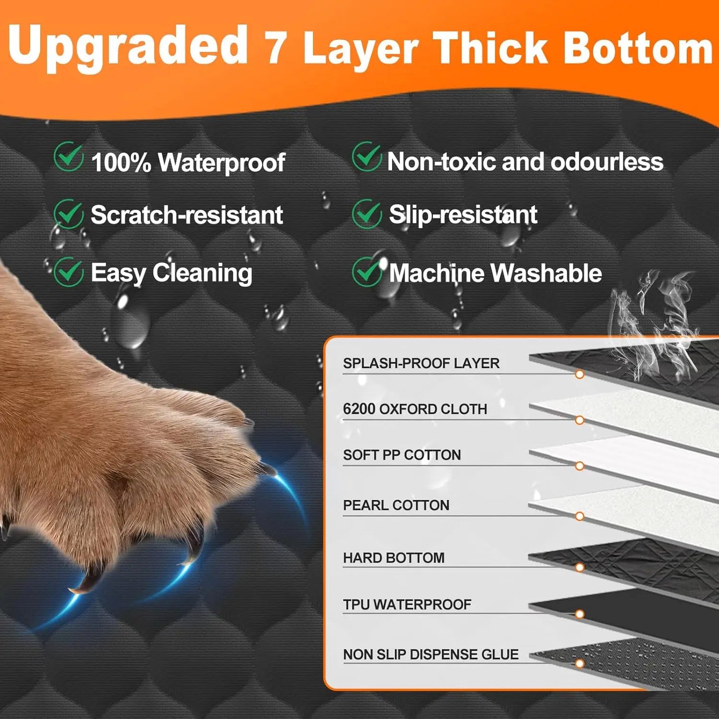 Rear Car Seat Mat for Pets